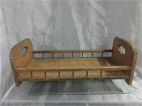 Wood Doll Bed