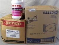 Betco Skin Cleanser & Scott Towels