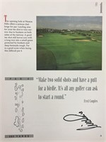 World Golf HOF Nick Price signed magazine page