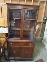 Mahogany china cabinet