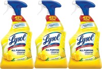 New 3 Pack Lysol All-Purpose Cleaner, Sanitizing