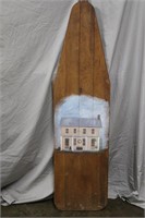 Folk Art Wood Ironing Board