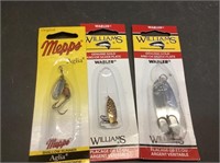 Assorted fishing lures