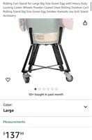 ROLLING STAND FOR GRILL (OPEN BOX, NEW)