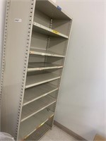 Metal Adjustable Shelf Unit approx 86 x 37.5 x 18