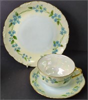 Rosenthal RC Bavaria 3 PC Tea Set Forget-me-not