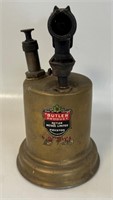 ANTIQUE BUTLER PRODUCTS BRASS BLOW TORCH