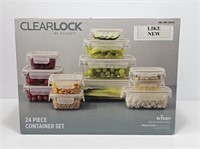 CLEARLOCK PLASTIC STORAGE SET - LIKE NEW