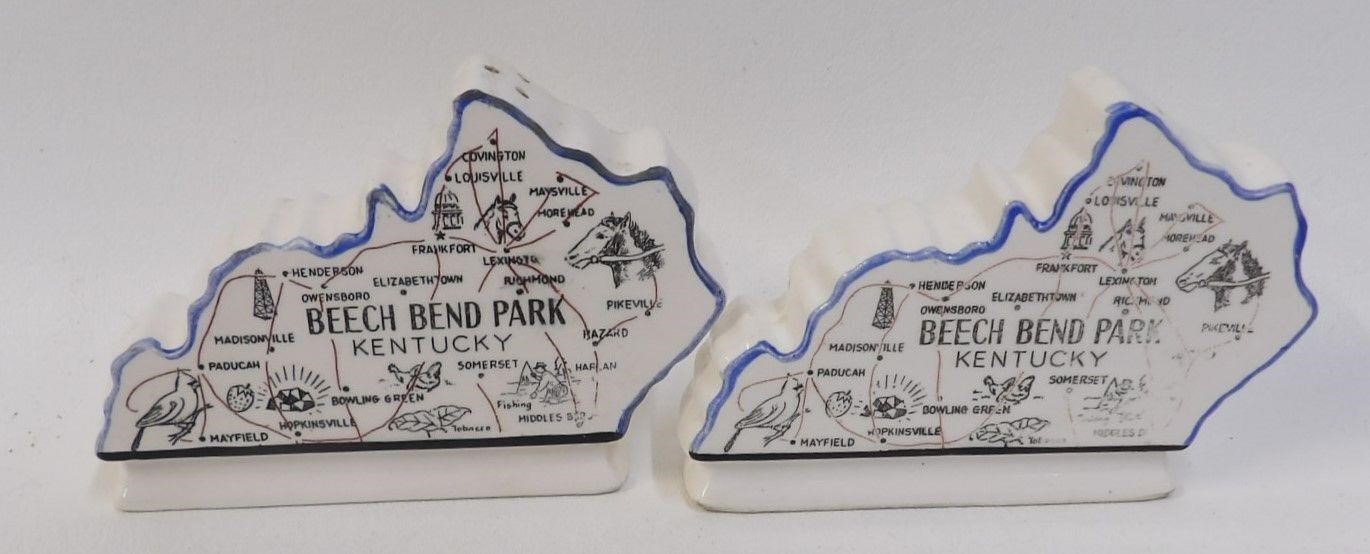 Beech Bend Park Kentucky Map Cut-Out Souvenirs
