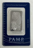 1oz PLATINUM PAMP SUISSE BAR