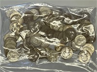 89 - 90% silver quarters