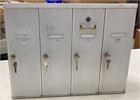 Old USA Post Office Boxes With Keys
