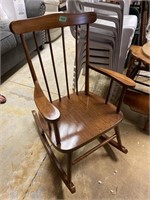 Wood rocking chair