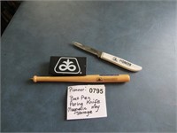 Pioneer: Bat Ink Pen, Paring Knife, Key Holder