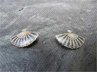 Vintage Siam Sterling Silver Clip Earrings