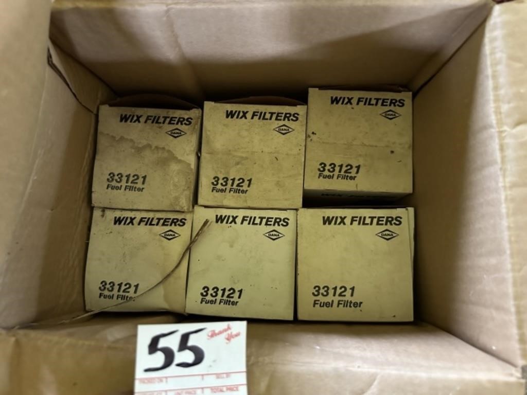 WIX #33121 NOS Fuel Filters - Qty 6+/-