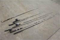 (7) FISHING POLES