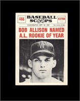 1961 Nu Card Scoops #466 Bob Allison EX to EX-MT+