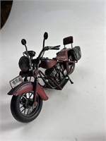 Motorcycle decor made of tin