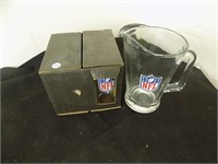 NFL Pitcher / Glass Set