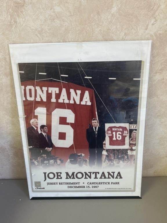 Joe Montana poster