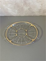 Jeanette feather relish tray