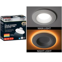 6 in. CCT LED Trim with Night Light Feature