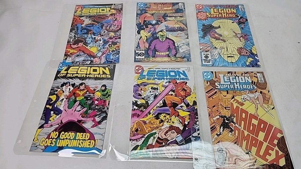 DC comic book lot legion of super-heroes