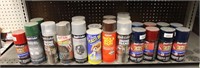 Lot of Assorted Spray Paint and more