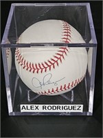 Autographed w/ COA  Alex Rodriguez 600HR Baseball