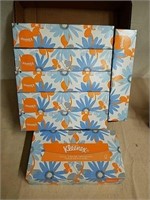 7 unopened Kleenex tissue boxes