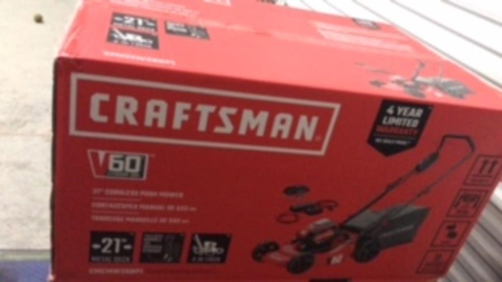 craftsman V60 21Inch mower charger/battery include