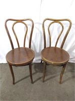 2 Thonet Style Chairs