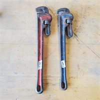 2-24" Ridgid Pipe Wrenches