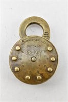Vintage American Keyless Lock Co. No-Key Padlock