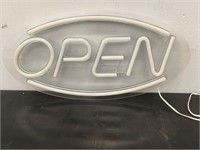 APPROX. 18" X 9" NEON "OPEN" SIGN