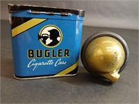 Bugler Cigarette Case, Shepherd Bronze Caster Ball