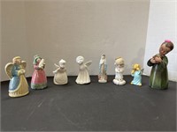 Collection of (8) Figurines (angels, religious,