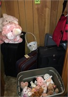 Contents of Closet (Luggage & Pigs)