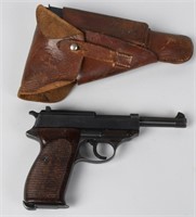 WWII NAZI GERMAN MAUSER P-38 W/ HOLSTER, 2 MAGS