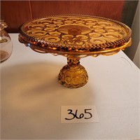 Amber Stars and Moon Pattern Cake Pedestal