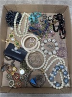 Costume jewelry necklaces, bracelets, and