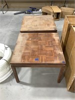2 Wooden end tables 28x28x20.5