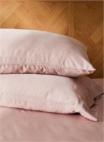 Bamboo and cotton pillowcase-Set of 2, King