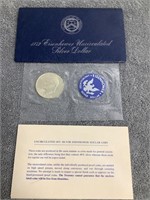 1972 Uncirculated 40% Silver Eisenhower Dollar