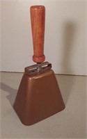 School Bell W/ Wooden Handle