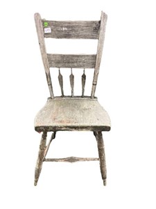 Chair, Plank Seat Primitive
