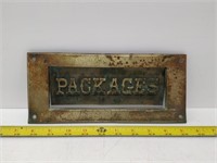 vintage mail/package slot