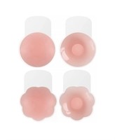 Pack of 4 MSLO Reusable Adhesive Lifting Nipple