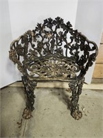 Cast Iron Patio Chair, 26" tall,